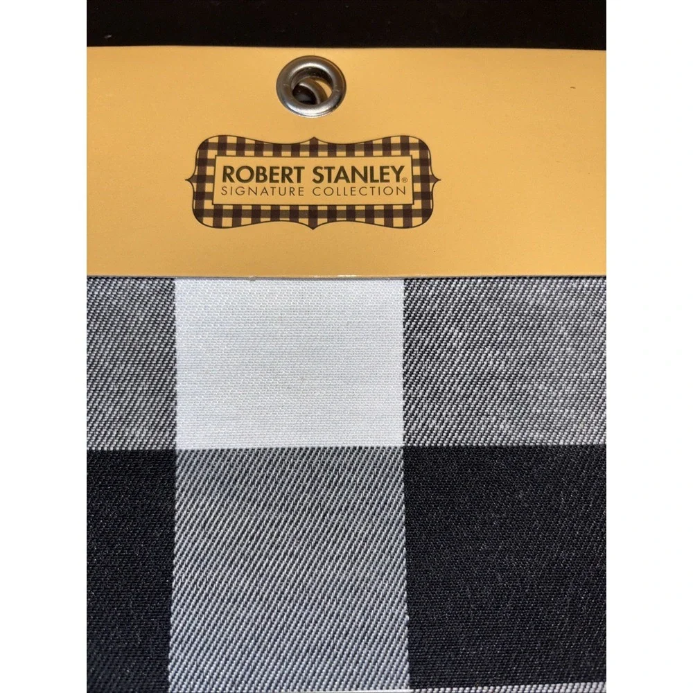 Set 2 ROBERT STANLEY Buffalo Check Placemats Black Red 18